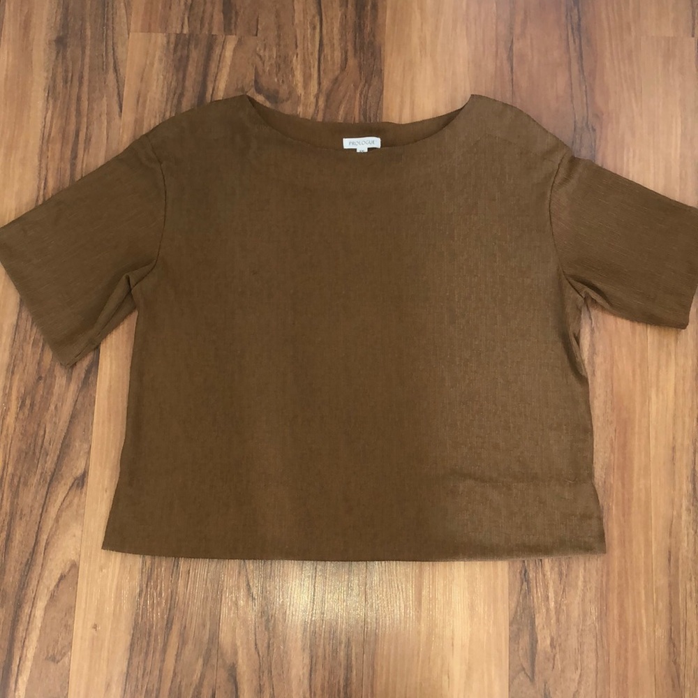 🔥Cocoa Short BELL SLEEVE WORK BLOUSE🔥